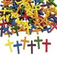 thumbnail image 2 of Wonderful Wood Cross Beads - Craft Supplies - 100 Pieces, 2 of 2