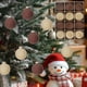 thumbnail image 5 of 12 Bolas Navideñas de Terciopelo Flocadas, Adornos Navideños de Plástico, Adornos Colgantes Decorativos para Árbol de Navidad, 3,14 Pulgadas, 5 of 6