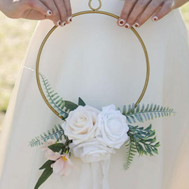 Artificial Flower Wreath Bridesmaid Handheld Flower for Summer