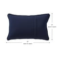 thumbnail image 5 of Sunbrella 21 x 14 in. Rectangle Outdoor Throw Pillow (2-Pack) - Canvas Navy, 5 of 6