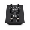 thumbnail image 1 of Parrilla de Gas Maxims Empotrable 2 Quemadores Cristal Negro 30cm 127V Gas LP y Natural, 1 of 3