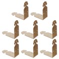 thumbnail image 1 of unbranded 8Ud Protectores De Esquinas De Latón Vintage Para Muebles Con Grabado Para Cajas Y Gabinetes, 1 of 8