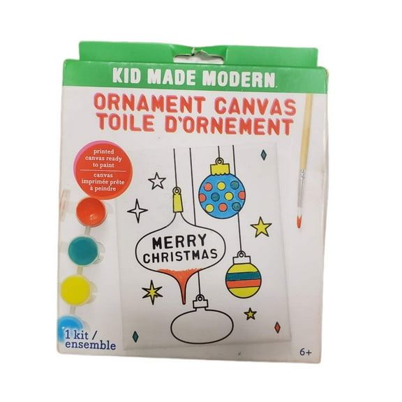 Kid Made Modern Ornament Canvas Kit Christmas