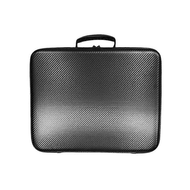 For MINI Storage Bag Carbon Fiber PU Fabric Storage Bag Large Capacity Anti Drop Waterproof Handheld Bag