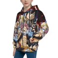 thumbnail image 2 of Fairy Tail Youth Sweatshirt 3D Printed Hoodie Activewear Teenager Winter Full-Zip Drawstring Jacket Coats Active Pullover Hooded Blouse For Boys Girls X-Large, 2 of 8