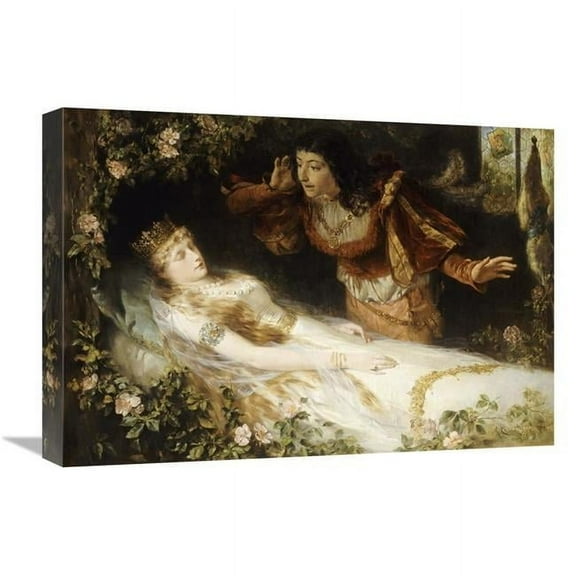 22 in. Sleeping Beauty Art Print - Richard Eisermann