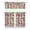 cfcl-1863, variant on Boho Vintage Curtains 24 Inch Short - 3 Panel Farmhouse Wildflower Set with Rustic Floral Design, Rod Pocket Kitchen