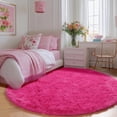 thumbnail image 3 of Shag Area Rugs for Living Room 6'(Round), Soft and Fluffy Shaggy Carpet for Pets, Machine Washable Floor Rugs for Living room, 3 of 7