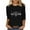 Black, variant on SHE IS My Items Shirts for Women Long Sleeve Cotton Sheer Pullover Tops for Women Long Sleeve V Neck Blouses for Women Basic V Neck Tees for Women Loose Fit