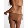 thumbnail image 3 of Kacey Lee Women's and Women's Plus Studded Bikini Bottoms with Side Tie, Sizes XS-3X, 3 of 5