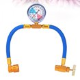 thumbnail image 3 of 1PC R134A Recharge Hose Europe America Auto Refrigerant Supplementary Filling Tube Refrigerant Detection Supplemental Fluoride Hose Car Refrigerant Filling Tube for Car Use Size L Blue, 3 of 8