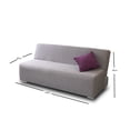 thumbnail image 3 of Sofá Cama Eco Clean Gris Claro M & E MUEBLES Individual 3 Posiciones, 3 of 5