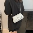 thumbnail image 4 of Bolso de hombro para mujer PU Spice Girl Crossbody Bag Y2K Cool Satchel Bags (Blanco), 4 of 7