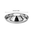 thumbnail image 4 of Methold Cuenco para perros de acero inoxidable plateado duradero y fácil de limpiar perros de todos los tamaños accesorios para perros 34,5 Type2 NO2, 4 of 6