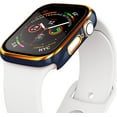 thumbnail image 4 of 6-Pack Hard PC Case Compatible with Apple Watch 44mm Case with Tempered Glass Screen Protector, Hard PC Case Overall Protective Case for Men Women iWatch GPS Series 6/5/4/SE, Assorted, 4 of 5