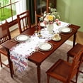 thumbnail image 4 of Patriotic Embroidered Table Runner, American Flag Lace Tablecloth, 4th of July Independence Day Party Decor, Farmhouse Dining Table Runner, Red White Blue Kitchen Decor, Holiday Home Decoration, 4 of 8