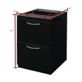 thumbnail image 4 of Regency Fusion File File Pedestal- Black, 4 of 5