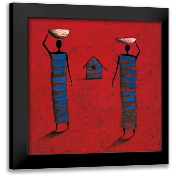 Rauscher, Michel 20x20 Black Modern Framed Museum Art Print Titled - To The Field