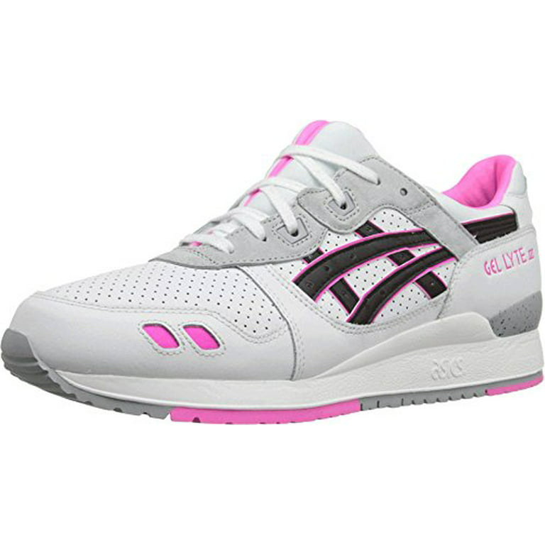 Kustlijn diepte Elasticiteit Asics H634L-0190: Unisex Gel Lyte 3 III White/Black/Pink Classic Running  Sneaker - Walmart.com
