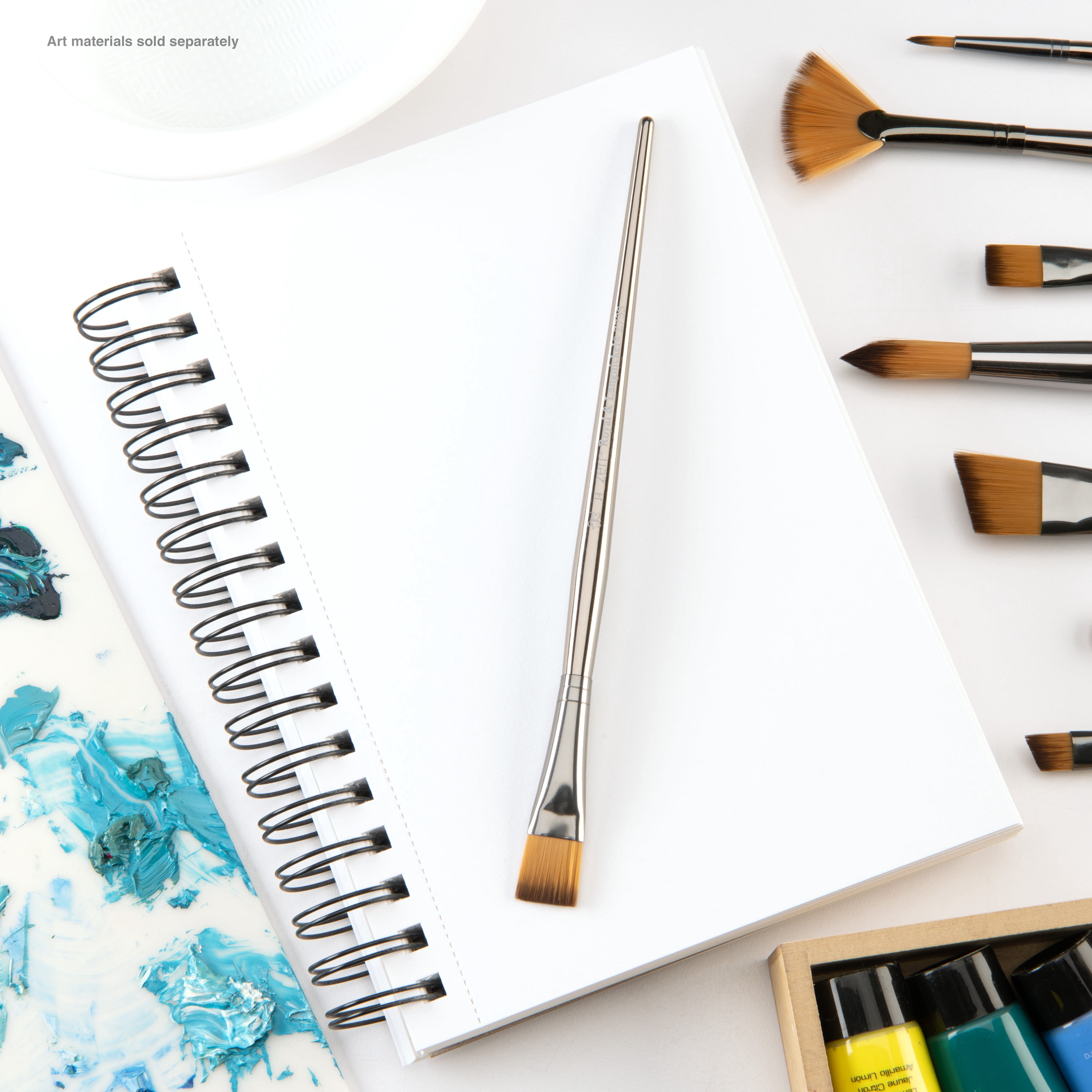 Bee Paper - Bee Inspired 5.5"x8.5" Mixed Media Paper Pad, Side Wire, 60 Sheets, 120lb. 200GSM