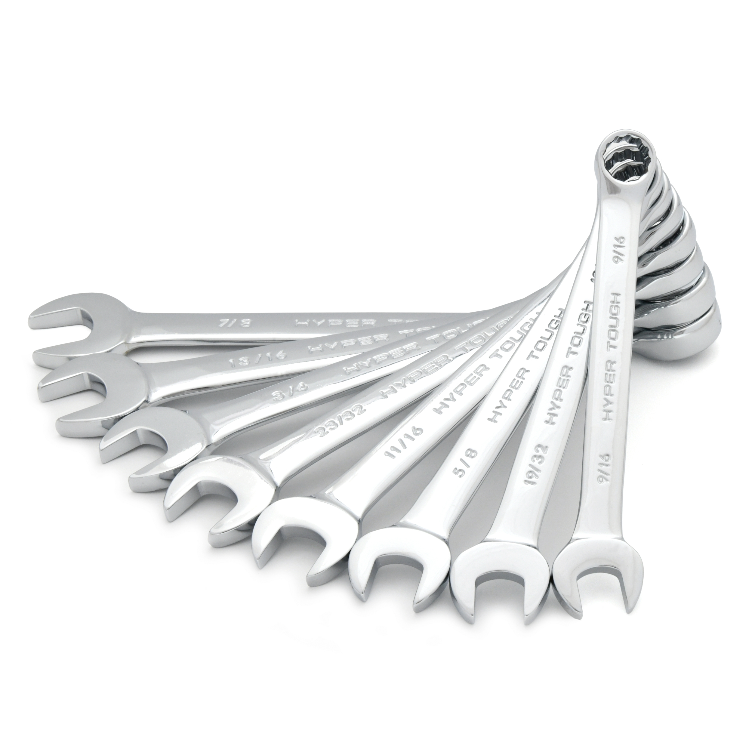 Hyper Tough 16-Piece SAE Combination Wrench Set photo 5