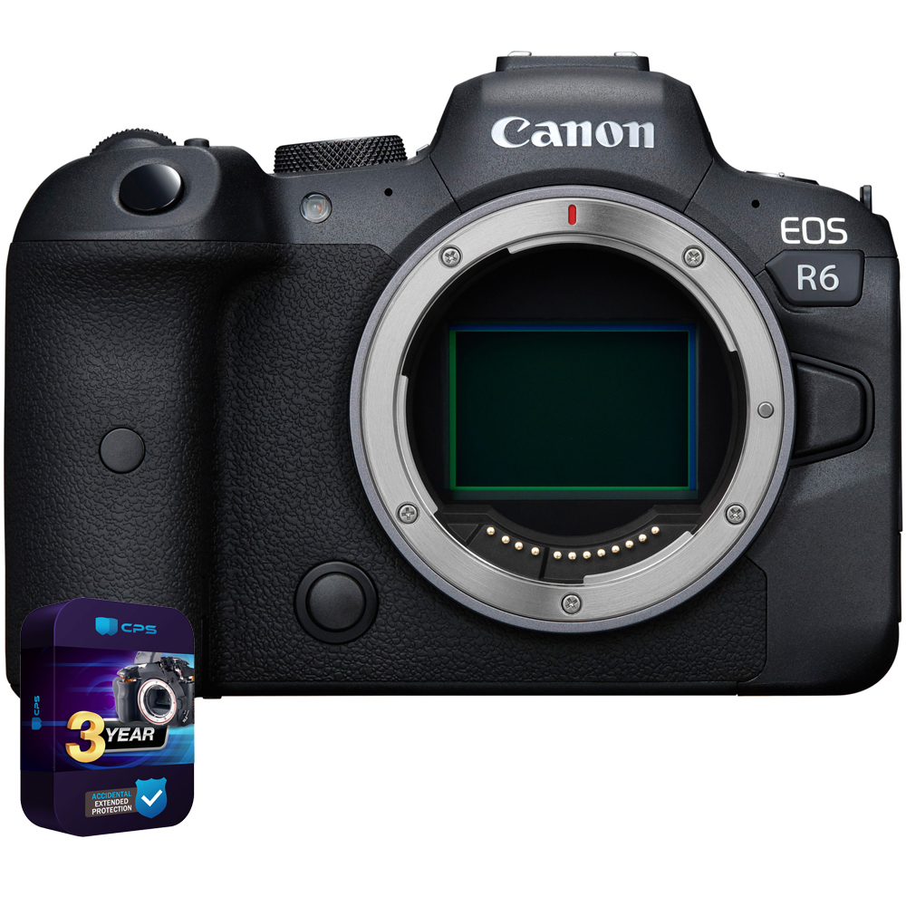 Canon 4082C002 EOS R6 Full Frame Mirrorless Camera Body with CMOS