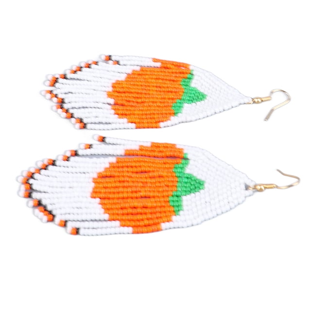Pendientes Largos Con Borlas De Cuentas, Respetuosos Con El Medio Ambiente, Ligeros, Lindos, Exquisitos Pendientes Colgantes Con Cuentas, 1 Par Para Uso Diario Para Niñas