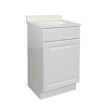 Design House, 591032 Wyndham 19 Inch Bathroom Vanity with Top, Ready to Assemble, White