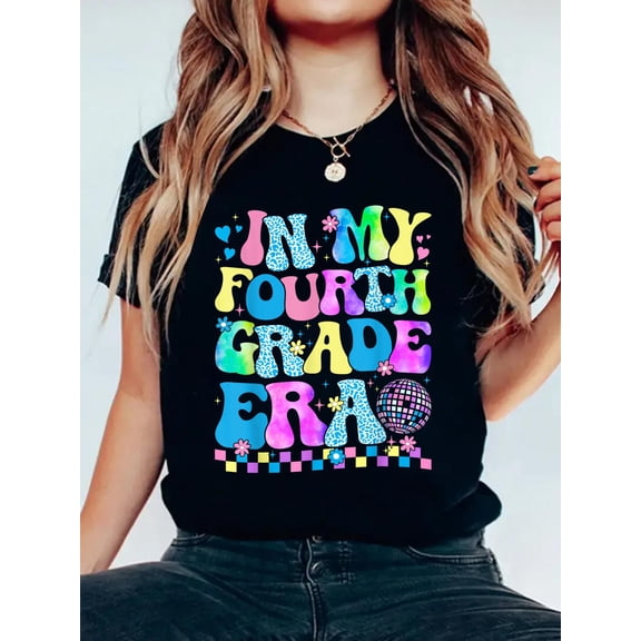 Groovy In My Fourth Grade Era 4th Grade Back to School T-Shirt
