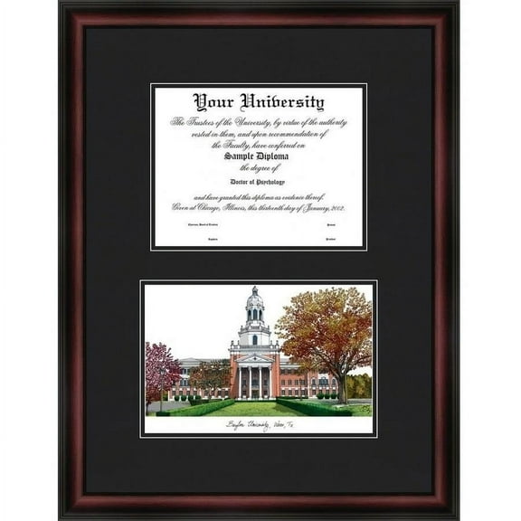 Baylor University 11" x 14" Diplomate Diploma Frame