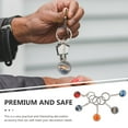 thumbnail image 4 of SHISUYAN Metal Glass Ball Shaped Keychain Universe Decor Smooth Touch Glossy Finish 5Pcs, 4 of 9
