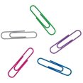 thumbnail image 3 of 1InTheOffice Jumbo Paper Clip, Vinyl Coated Smooth Large Paper Clips"500 Pieces" (Assorted Brights), 3 of 3