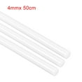 thumbnail image 5 of 3pcs Plastic Round Rod 5/32" Dia 20" Length White (POM) Polyoxymethylene Rods Engineering Plastic Round Bars(4mm), 5 of 5