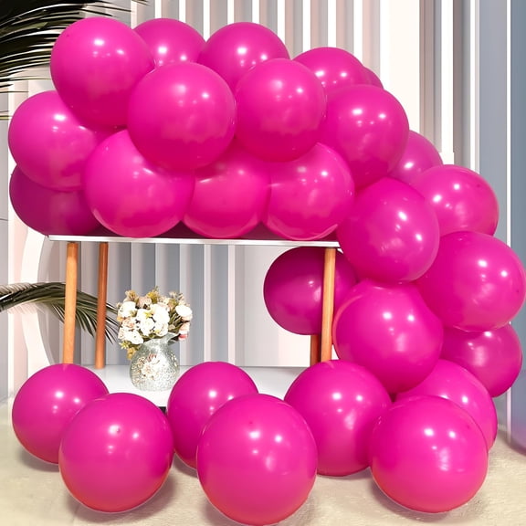Pink Balloon Garland Arch Kit, Latex Party Decoration Balloons for Birthday, Wedding, Anniversary and Event Decor