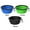 Black + Blue + Green, variant on Collapsible Dog Bowls for travel, Tekcoo 3 Pack Large Portable Dog Water Bowls for Dog Cats Pet Foldable Feeding Watering Dishes with Carabiner for Traveling Hiking Walking, Black + Blue + Green
