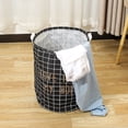 thumbnail image 2 of Foldable Hamper Laundry Basket Bag with Handle Bag Dirty Clothes Toy Storage Basket Bin Organizer, 2 of 8