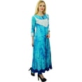 thumbnail image 2 of Phagun Ethnic Top Cotton 3/4 Sleeves Women Tie and Dye Print Kurti Dress Designer, 2 of 8