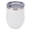White, variant on NFTIGB 12oz Vacuum Insulated Stainless Steel Stemless Wine Glass Drink Cup with Lid, Wine Red