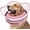 Pink, variant on Raised Inflatable Dog Cone Alternative Collars for After Surgery, Dog Donut Collar After Surgery, Soft Pet Cone for Small Medium Large Dogs to Stop Licking Navy,S(Neck 7"-9.5")