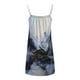 thumbnail image 5 of Txlixc - Vestido informal suelto para mujer, diseño de tinta, floral, con tirantes de tortuga, para playa, verano Txlixc  Sexy, 5 of 6