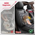 thumbnail image 5 of HQBQBUG Seat Covers Custom Fit for Saturn VUE 2002-2009 Full Set Faux Leather Waterproof Universal Car Seat Covers Gray,Full Set(2 Row 5 Seats), 5 of 10