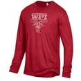 thumbnail image 2 of Men's Red Worcester Polytechnic Institute Engineers Keeper Long Sleeve T-Shirt, 2 of 3