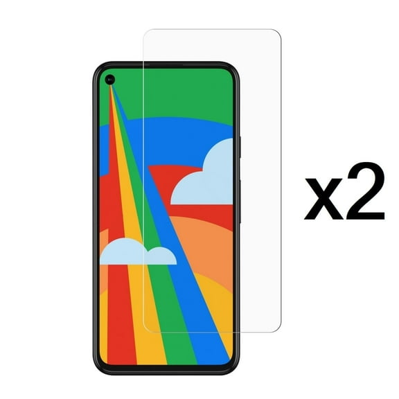 Bemz (2 Pack) Shields for Google Pixel 5 - Round Edge Case Friendly, Bubble-Free, High Response Touch Tempered Glass Screen Protectors - Clear