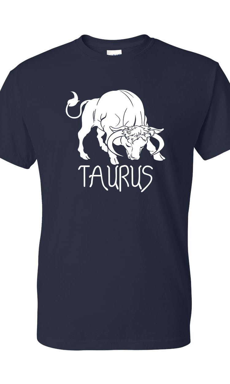 Custom Apparel R Us - Taurus Zodiac Signs Birthday Mens Short Sleeve T ...