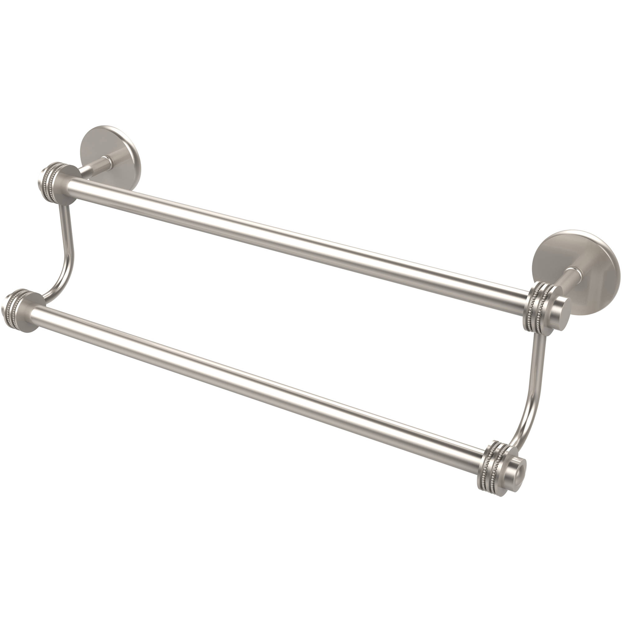 Satellite Orbit Two Collection Double Towel Bar with Dotted Accents