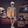thumbnail image 1 of Halloween Poseable Full Life Size Human Skeleton Prop Anatomy Model Party Decor, 1 of 9