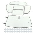 thumbnail image 1 of 6Pcs Car Windshield Window Sun Shade UV Ray Reflector Heat Shield With Suction Cups for XK50 2007‑2021, 1 of 9