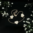 thumbnail image 3 of Lab Grown Diamond Heart Chain Bracelet for Women - Ideal For Gift, 14K Yellow Gold, 7.0 inches, 3 of 8