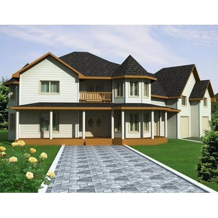 001-2159: ICF Northwest 3 Bed, 3 Bath Luxury Home Plan, 3861 Sq Ft: Full Blueprints with License to Build by Home Plan Marketplace - Lesuto