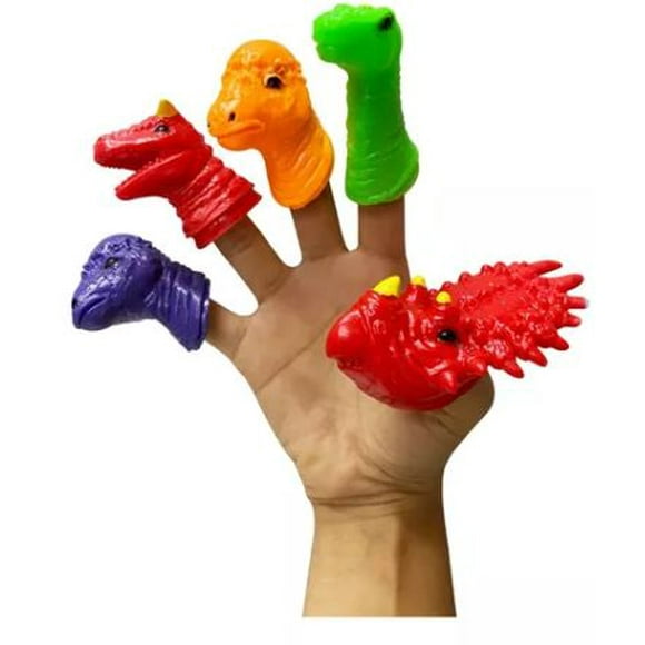 Títeres de Plástico Para Dedos BF TOYS Dinosaurios Infantil